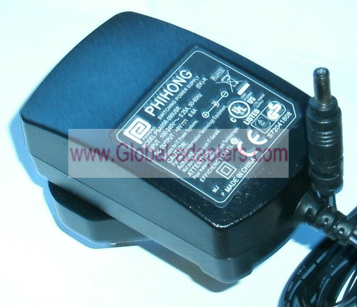 New PHIHONG PSA05R-090USR 9V 0.6A SWITCHING POWER SUPPLY AC ADAPTR